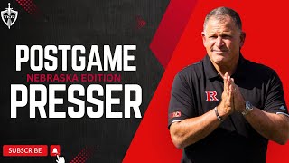 Greg Schianos Nebraska Postgame Press Conference  Rutgers Scarlet Knights Football [upl. by Nutter]