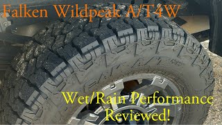 Falken Wildpeak AT4w rain driving review [upl. by Tades]