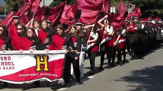 Haverford High School Band Marches in Haverford Township Day Parade [upl. by Adaline138]