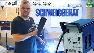 Einhell Schutzgas Schweißgerät BT GW 190 D unboxing review und praxistest [upl. by Ayital]