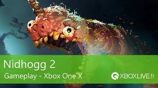 Nidhogg 2  Gameplay  Xbox One X [upl. by Itoyj]