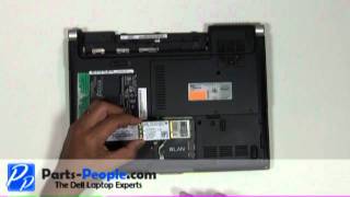 Dell XPS M1330  WiFi Wireless MiniPCI Card Replacement  HowToTutorial [upl. by Aidua]