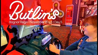 Day 5 at Butlins Bognor Regis  November 2023 [upl. by Nnyltiac934]