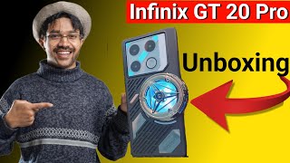 Infinix GT 20 Pro Unboxing amp First Look The Best Gaming Smartphone ₹22999 Dimensity 8200 Ultimate [upl. by Ynttirb]