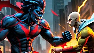 Ultimate Showdown Saitama vs Garou  One Punch Man 2024 Anime Battle [upl. by Anrapa]