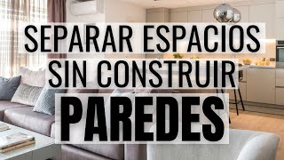 ✅ 13 Asombrosas IDEAS para SEPARAR ESPACIOS ¡Sin CONSTRUIR PAREDES [upl. by Einnaej]