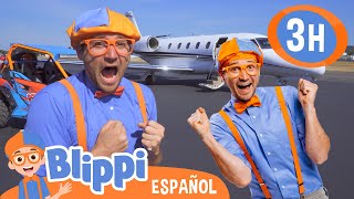 Blippi explora un avión privado‍✈️  Blippi Español  Videos educativos para niños  Aprende y Juega [upl. by Dean]