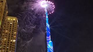 Dubai New Years 2022 Burj Khalifa Fireworks [upl. by Helenka]