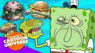 50 DIFFERENT Types of Krabby Patties 🍔  SpongeBob  Nicktoons [upl. by Ecinahc]