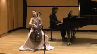 Nahar Eliaz Beethoven Sonata for Piano and Cello op 69 no3 2nd amp 3rd mov [upl. by Dnomed]