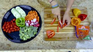 DIY Veggie Platter Easy and Inexpensive [upl. by Wandis]