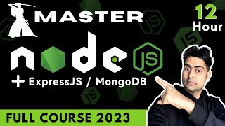 12Hour NodeJS Express MongoDB Tutorial 2023  MERN stack in Hindi [upl. by Suh728]