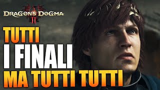 TUTTI I FINALI TROFEO PACE E LIBERAZIONE BUONO CATTIVO BRUTTO DRAGONS DOGMA 2  GUIDA GAMEPLAY ITA [upl. by Scibert]