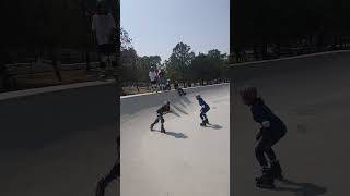 BOWL SKATEPARK P Ecológico inlineskating patines skatecross patinesenlinea patinaje fyp [upl. by Aitropal]