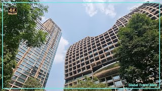 Bangkok Gardens at Sindhorn Village Langsuan Kempinski Hotel 🇹🇭 Thailand 4K [upl. by Arrat]