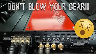 How to setup your amp for beginners Adjust LPF HPF Sub sonic gain amplifier tune dial in [upl. by Depoliti]