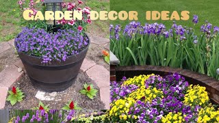 garden decoration ideas ll garden decor ideas ll [upl. by Kamillah679]