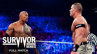 FULL MATCH  John Cena amp The Rock vs The Miz amp RTruth Survivor Series 2011 [upl. by Nommad627]