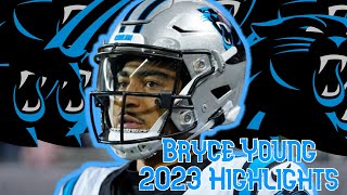 Bryce Young 2023 Rookie Highlights So Far [upl. by Eerat862]