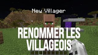 4 façons de renommer les Villageois SurvieCréatif  Minecraft [upl. by Nikolaus]