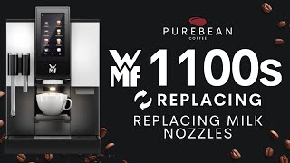 WMF1100s  Replacing Milk Nozzles [upl. by Nyrok]