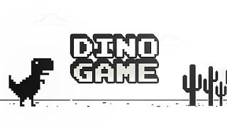 No Internet Game Chrome  Chrome Dino Game 🔥 [upl. by Ynoyrb]