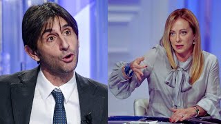 DONZELLI SCATENATO DIFENDE GIORGIA MELONI CON PAROLE DI FUOCO CONTRO LA SINISTRA [upl. by Eimma]