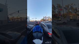 Lane splitting only makes sense Change my mind 🤔 ninja400 motorcycle insta360 lanesplitting [upl. by Edgardo]