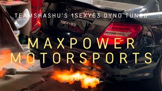 TeamShashu’s 1SEXY63 Dyno Tuned From MaxPower MotorSports [upl. by Crosse]