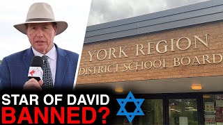 York Region school board bans Star of David only to flipflop when Rebel News gets involved [upl. by Inalawi864]