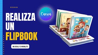 Realizza un flipbook con Canva in soli 5 minuti  TUTORIAL ITA 2024 [upl. by Junia]