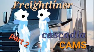 Freightliner Cascadia dash amp side mirror camera install pt 2 [upl. by Eppes]