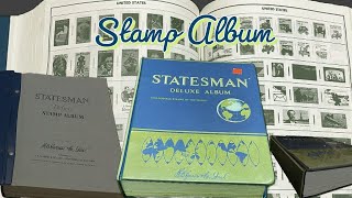 Statesman Deluxe Stamp Album  H E Harris [upl. by Taylor]