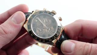 Rolex Chocolate Cosmograph Daytona 116515LN Luxury Watch Review [upl. by Anneis]