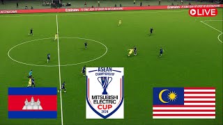 🔴 LIVE  CAMBODIA VS MALAYSIA  ASEAN CHAMPIONSHIP 2024  video game simulation [upl. by Sherborne]