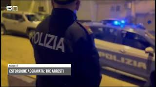 Estorsione aggravata tre arrestati a Canicattì nellAgrigentino [upl. by Ativet]