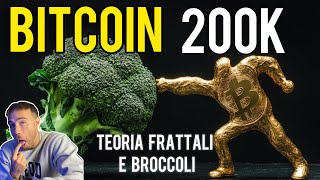 E PERCHÈ BITCOIN DOVREBBE ARRIVARE A 200 MILA TEORIA FRATTALI E BROCCOLI [upl. by Freida]