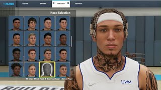 NBA 2K22 DRIPPY FACE CREATION TUTORIAL NEXT GEN [upl. by Sualohcin]