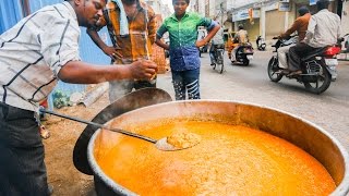 Indian Street Food Tour in Hyderabad India  Street Food in India BEST Biryani [upl. by Oilime]