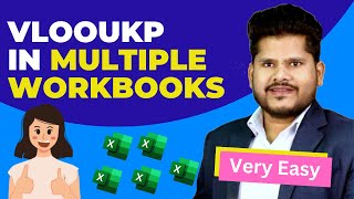 How To Use Vlookup in Multiple Excel Workbooks in Hindi  Vlookup Tutorial  Vlookup In Excel [upl. by Akehsat888]