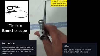 Rigid Bronchoscope Insertion Method  Direct Laryngoscope  Rigid and Flexible Esophagoscope [upl. by Rhonda]