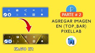 Mod PixelLab Agregar imagen a topbar con APK editor  Modify PixelLab Add image to topbar with APK [upl. by Lebiralc]