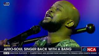 Semito performs live on eNCA [upl. by Drofwarc]