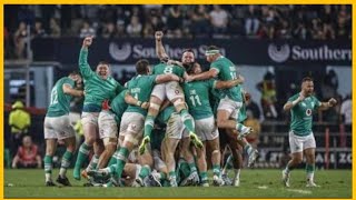 INCREDIBLE SCENES 🏈Ciaran Frawleys LastMinute DROP GOAL Wins It for IRELAND VS SPRINGBOKS [upl. by Aidam]