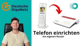 Deutsche GigaNetz Telefonie Einrichten an der eigenen FritzBox  So funktionieren eure Rufnummern [upl. by Gilliette]