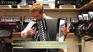 Delicia Sonorex C system 72 Bass Button Accordion [upl. by Toinette]