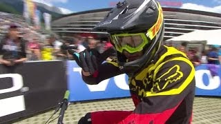 2014 UCI MTB World Cup DHI Action Clip Leogang [upl. by Burra425]