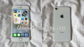 Using iPhone 8 in 2023  camera test  Aesthetic iphone iphone8 [upl. by Britton573]