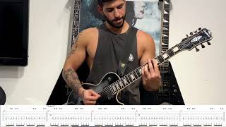 Motionless In White  quotTimebombquot  Guitar Cover with On Screen Tabs New Song 2021 [upl. by Ettenuj]