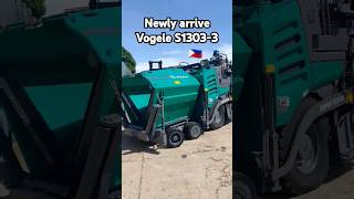 Arrival of Vogele Asphalt Paver model S13033 from Germanyasphaltpaver [upl. by Finah]